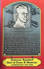 Baseball Hall of Fame Cooperstown 2046 Babe Ruth Postcard of A. G. Spalding 