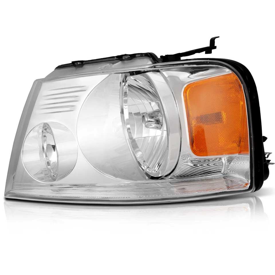 For Ford  F150 2004-2008 Headlights Assembly Pair Replacement Left + Right Sides - Image 4 of 4