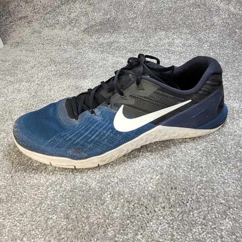 Nike Metcon 3 Athletic Training Crossfit Shoes Blue 898055-400 Mens US Size 16 - Picture 7 of 13