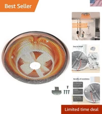 Compact 157 Ceiling Heater: 1280W Quick Heating for Bath, Kitchen, or Bedroom