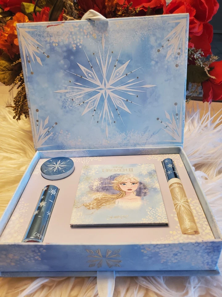 Limited Edition Disney Frozen 2 Elsa Makeup Set Eyeshadow Lipstick Gloss New - Image 4 of 4