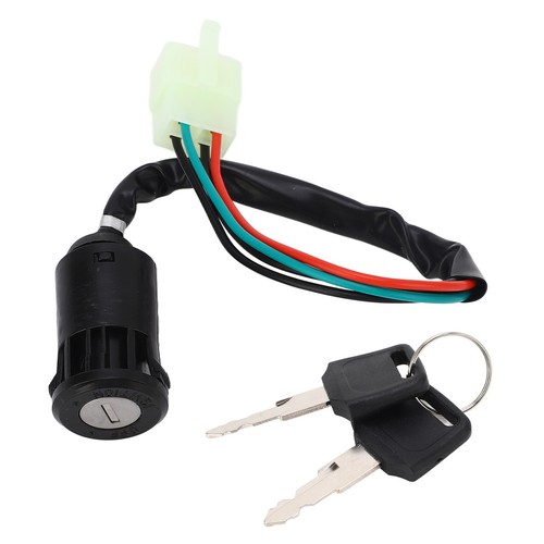 ˜4 Pin Wire Ignition Key Switch Sensitive Ignition System Switch With 2 Keys For - Picture 23 of 24