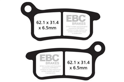 COPPIA PASTIGLIE EBC MTB CFA359R