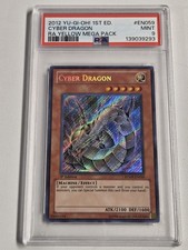PSA 9 Cyber Dragon (Alt Art) RYMP-EN059 Secret Rare Yugioh 1st Edition Mint