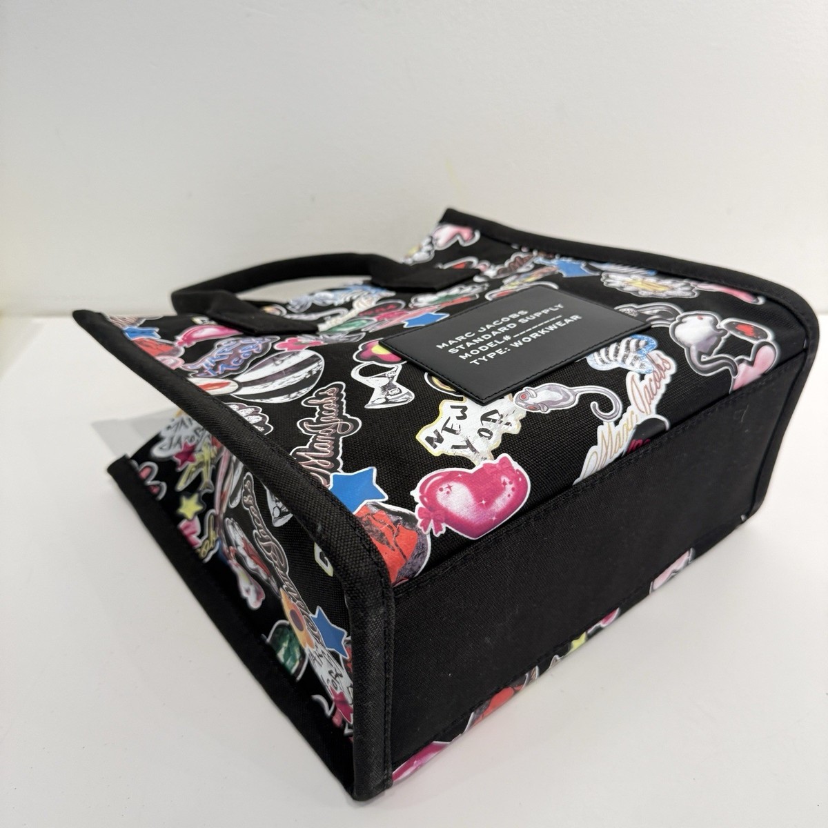 Bundle‼️Marc Jacobs Printed Canvas Small Tote Bag Black | eBay