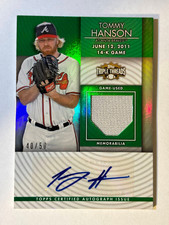 2012 Topps Triple Threads Unity Relics Green /50 Tommy Hanson #TTUAR-52