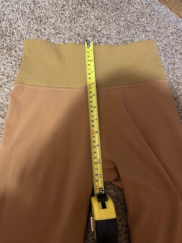 Vuori Elevation Leggings Damen Small Gold Gelb/Braun Skinny Ankle High Rise - Bild 11 von 12