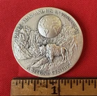 1972 YELLOWSTONE: National Parks Centennial .999 Pure Silver Medal: Old Faithful