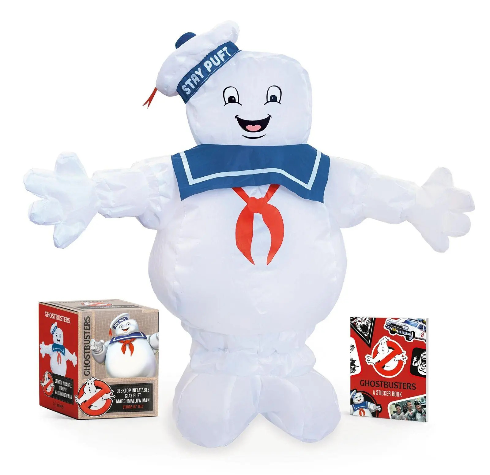 Ghostbusters: Desktop Inflatable Stay Puft Marshmallow Man | Stands 16 Tall