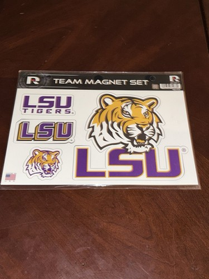 #ad LSU Tigers NCAA Rico Team Magnet Set Car Wall Auto Decal NEW $11.49