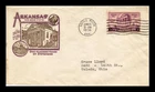 DR JIM STAMPS US ARKANSAS CENTENNIAL FDC SCOTT 782 IOOR CACHET COVER