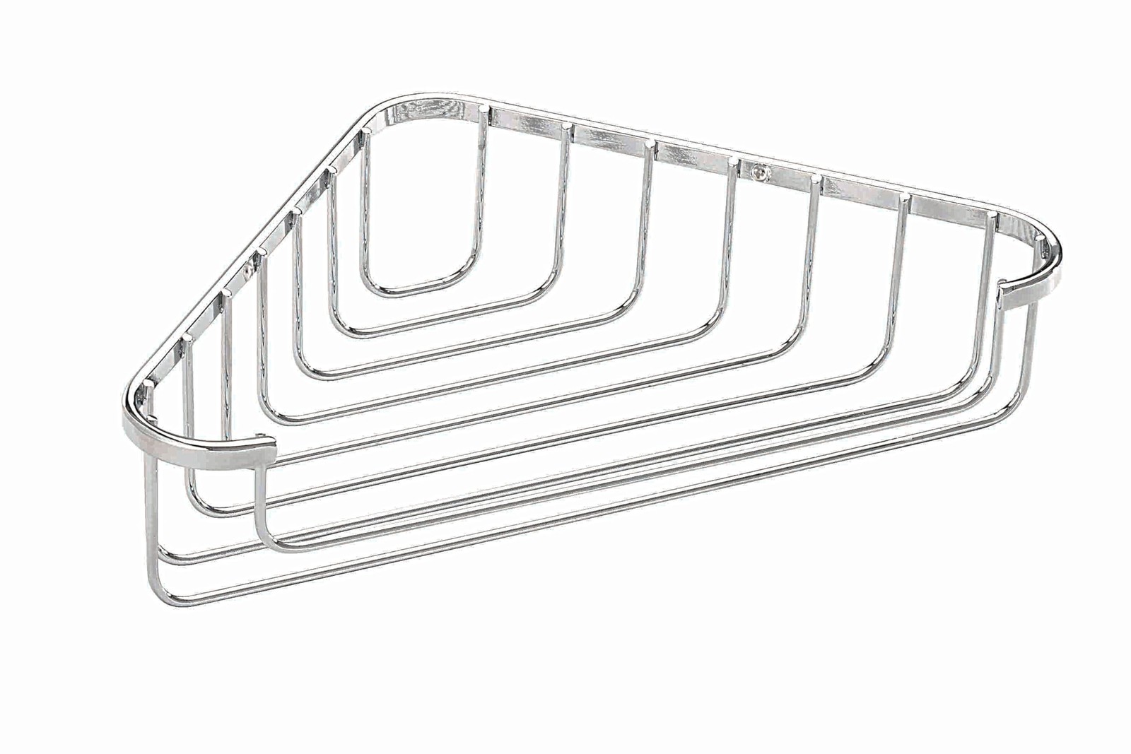 Croydex Corner Shower Caddy Basket 60 x 280 x 165mm, Silver - Image 4