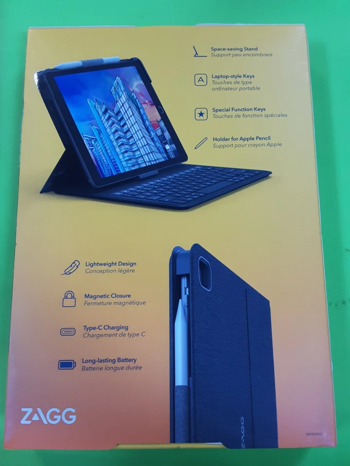 ZAGG Messenger Folio 2 Keyboard Case for iPad 7/8/9th Gen & iPad/Air 3 Open-Box - Image 2 of 2