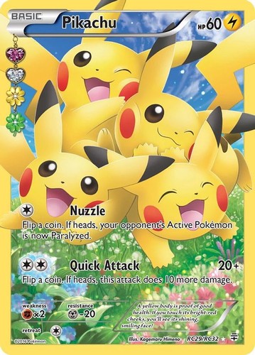 Pikachu - RC29/RC32 - Pokemon Generations Radiant Collection Full Art MP