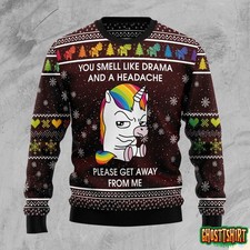 Funny Unicorn Ugly Christmas Sweater