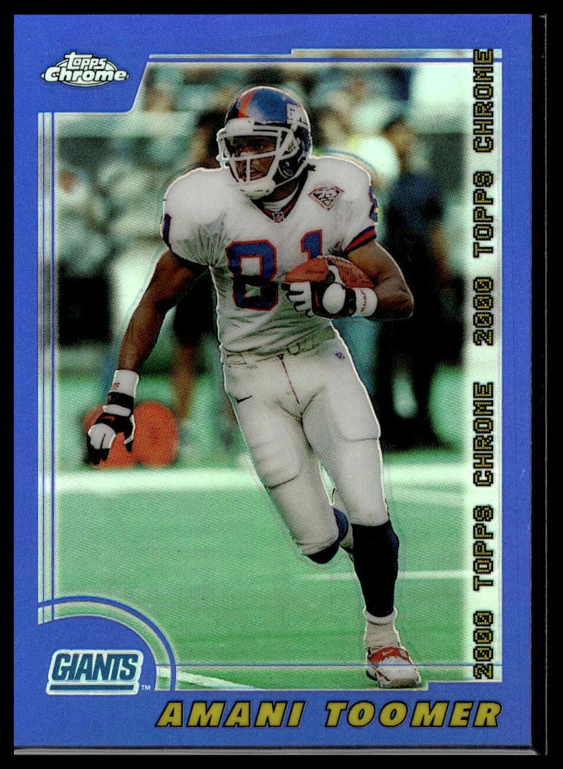 2000 Topps Chrome #8 Amani Toomer Refractors