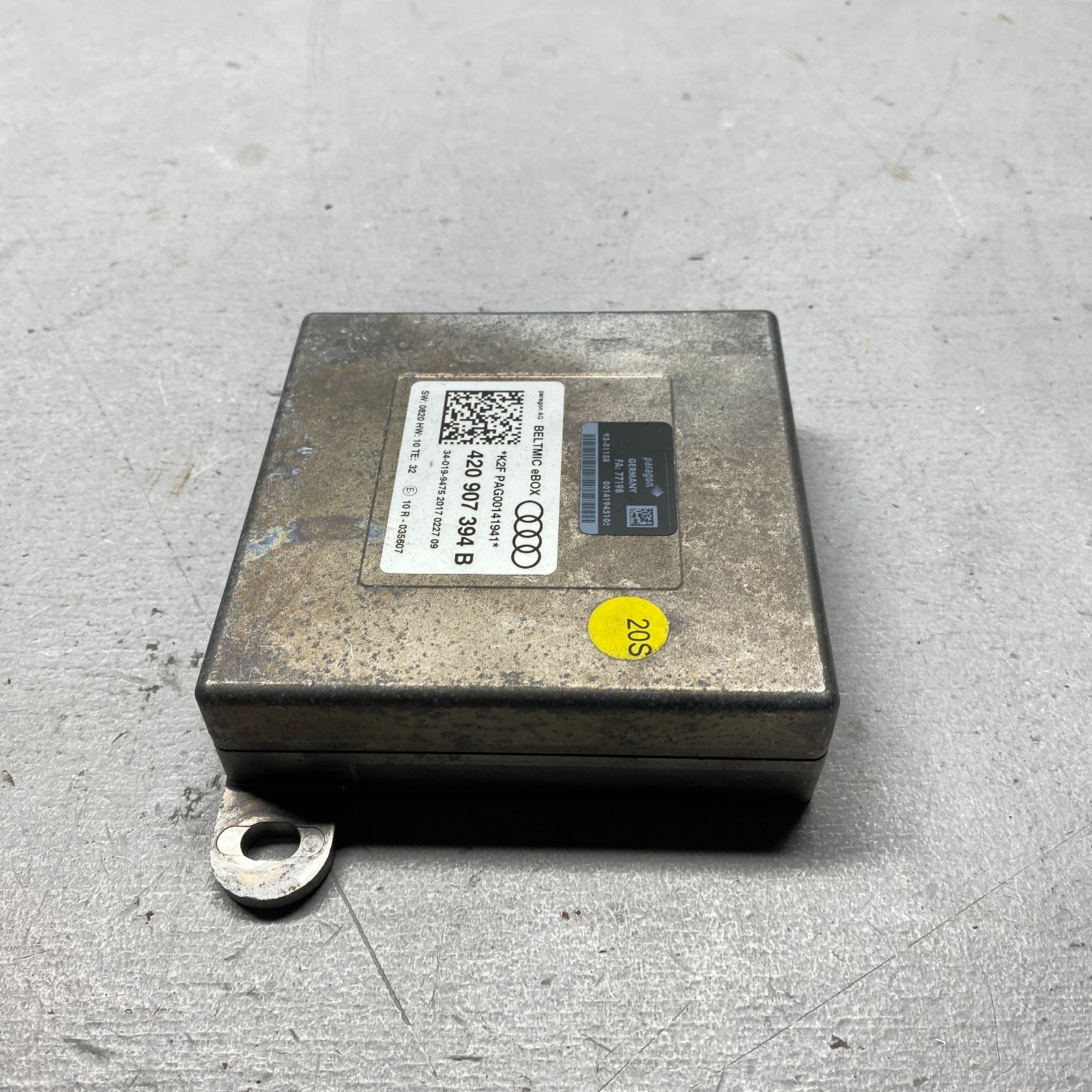 2018 Lamborghini Huracan Seatbelt Microphone Control Module 420907394B