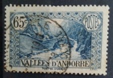 Timbre Andorre N° 68 Oblitérés 1937
