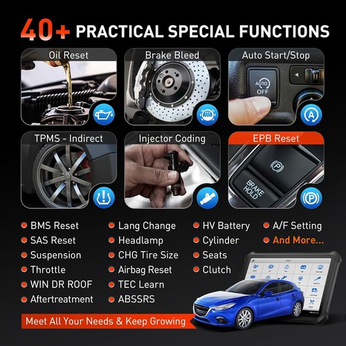 2026 OTOFIX D1 PROS2 voiture OBD2 appareil de diagnostic TOUT calculateur 40 + fonctions TPMS - Photo 3/15