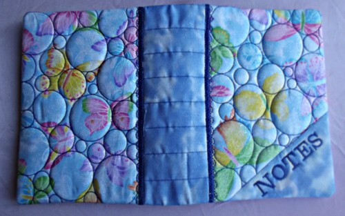 Notebook cover, journal cover,diary cover, 5 x 7 spiral notebook cover - Picture 3 of 5