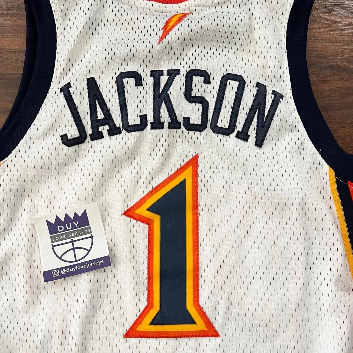 Stephen Jackson Golden State Warriors Adidas NBA Swingman Jersey Mens Sz Medium