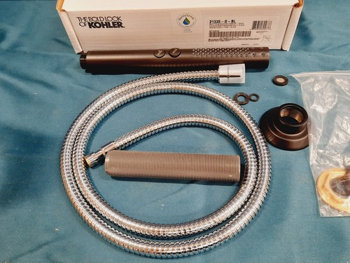 Kohler Hint 97070-4-BL Shift Hand Shower & Install Parts in Matte Black, Nice - Picture 3 of 5