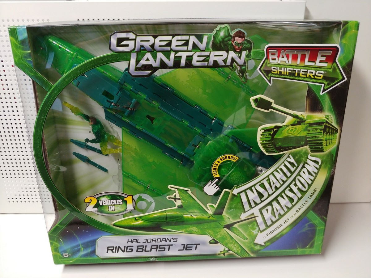 Mattel Green Lantern HAL Jordan Ring Blast Jet Battle Shifters