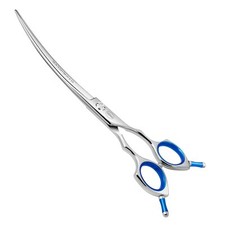 Dog Grooming Scissors Curved Scissors for Dog Grooming 7.5 inch 30 Degree of ...