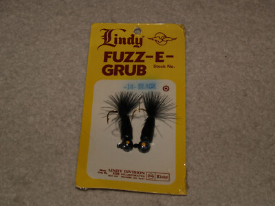 Lindy Fuzz E 14 Grub 14 Black Lure - Lindy Division
