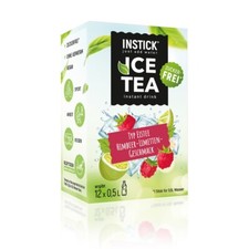 INSTICK Getr&auml;nkep. Schwarzer Tee Himbeere-Limette 12-er Packung (f&uuml;r 12 x 0,5 L)