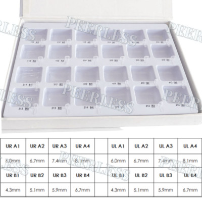Dental Kids Strip Teeth Crown Form-Pedo Child Crowns Anterior Transparent