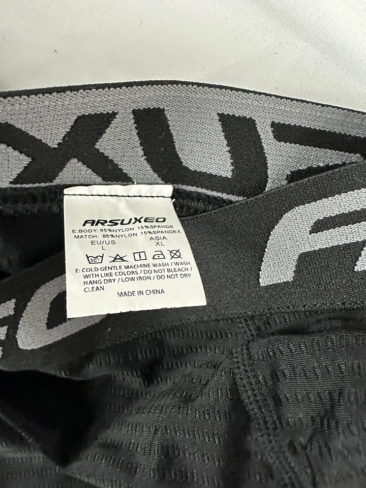 Pantalones Cortos de Bicicleta de Montaña Arsuxeo Transpirables Para Hombre 5D Acolchados Accesorios de Bicicleta XL Foto 2 de 4