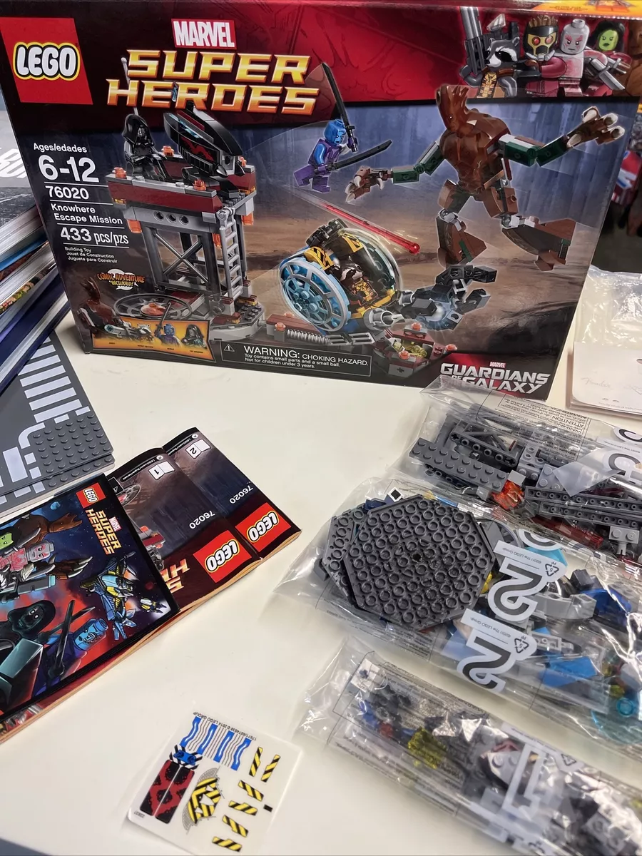 Lego 76020 marvel super heroes guardians hotsell of the galaxy knowhere escape mission