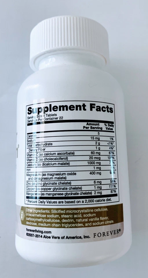 Forever CALCIUM - 90 comprimidos - Apoya la salud ósea Osteoporosis - ENVÍO GRATUITO Foto 2 de 3