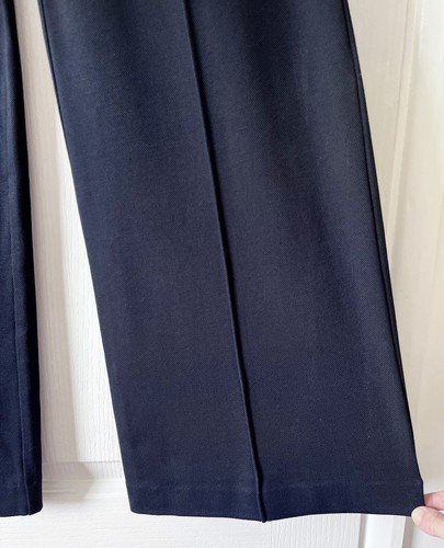 Jigsaw Puddle Pants Size UK10 US6 Navy High Waist Sports Luxe Trousers ASO Kate - Picture 12 of 15