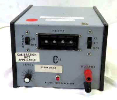 AUTOMATED INDUSTRIAL ELECTRONICS DTG-1 Digital Tone Generator, FOR PARTS/ REPAIR