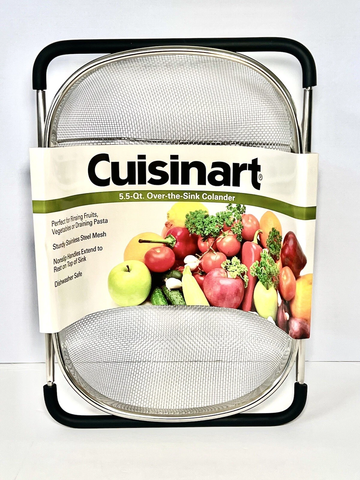 Premium Quality Over The Sink Stainless Steel Colander
Opens in a new window or tab