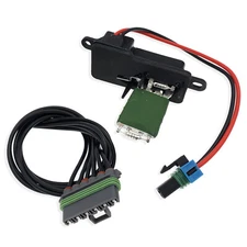 Front HVAC Blower Motor Resistor Kit For 96-12 Chevrolet Express GMC Savana 1500