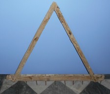 ANTICO ARATRO RASTRELLO IN LEGNO E FERRO RETRO' VINTAGE PRIMI '900 ARREDO RURALE