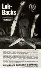 1977 Vintage Print Ad Lok* Backs From Camillus Cutlery Knife Knives No 3 2 4