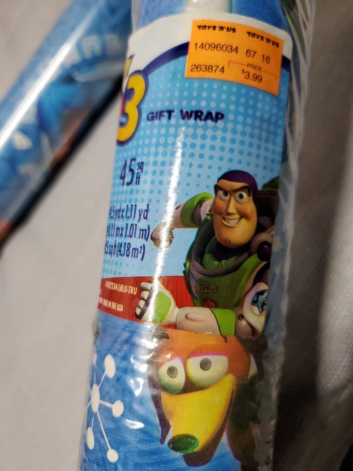Papel de envolver Toy Story y Superman vintage sin abrir Foto 4 de 4