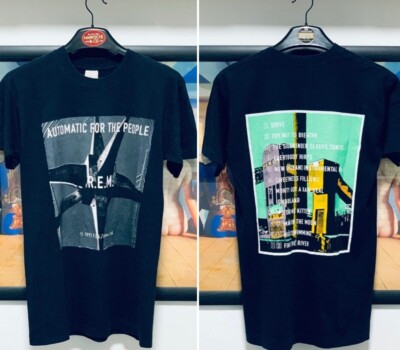 R.E.M Retro 90s Classic style Unisex Men Women T shirt Reprint
