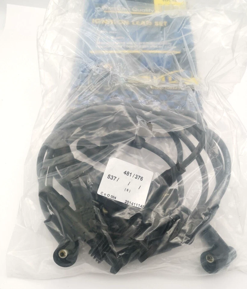 Juego de plomo de encendido WPL481 se adapta a Vauxhall Vectra MKI 1995-02 Saab 900 9000, 1993-99 Foto 2 de 4