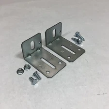 2 Jamb Bracket J-5 Garage Door w/ Lag & Track Bolt Quality Hardware Overhead #5