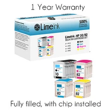 20-PK ink cartridges For HP 10 HP 82 C4844 C4911 C4912 C4913 Designjet 800