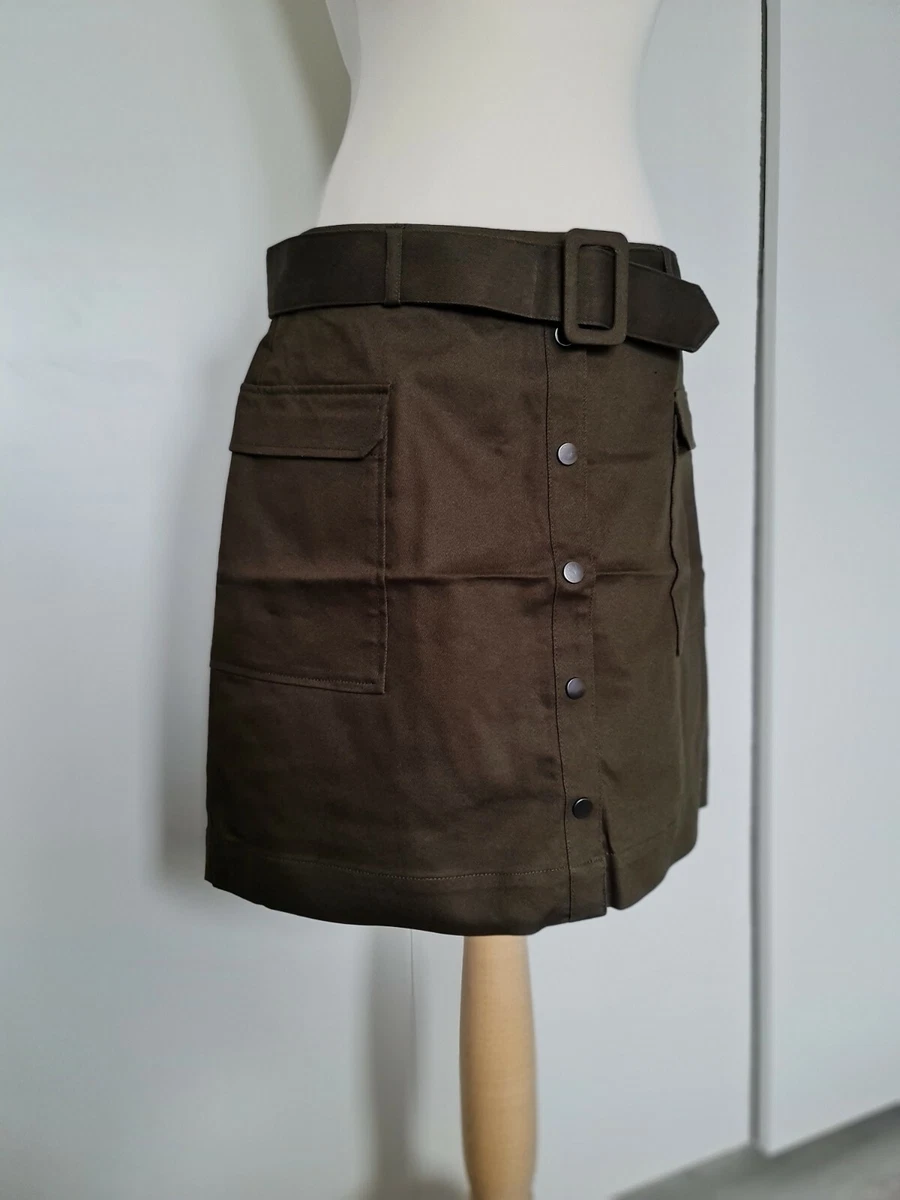 Oasis green mini skirt cheap
