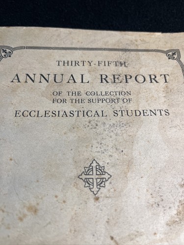ANNUAL REPORT DIOCESE OF Davenport Iowa 1915-1916 Pamphlet Genealogy ST Ambrose - Picture 3 of 20