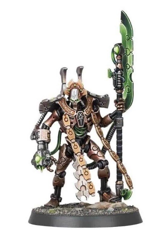 New Necron Overlord with Tachyon Arrow model new on Sprue Warhammer 40k Necrons