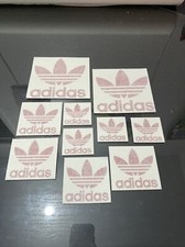 10 Adidas Shoe Skateboarding Stickers Die Cut Skateboarding Vinyl Decals Red