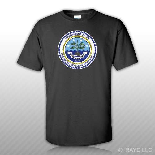 Micronesian Seal T-Shirt Tee Shirt Free Sticker Micronesia flag FSM FM | eBay